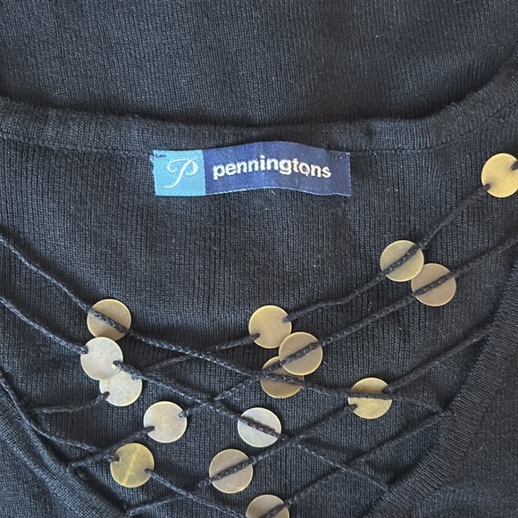 Black Penningtons Tank Top 1X - Picture 4 of 7